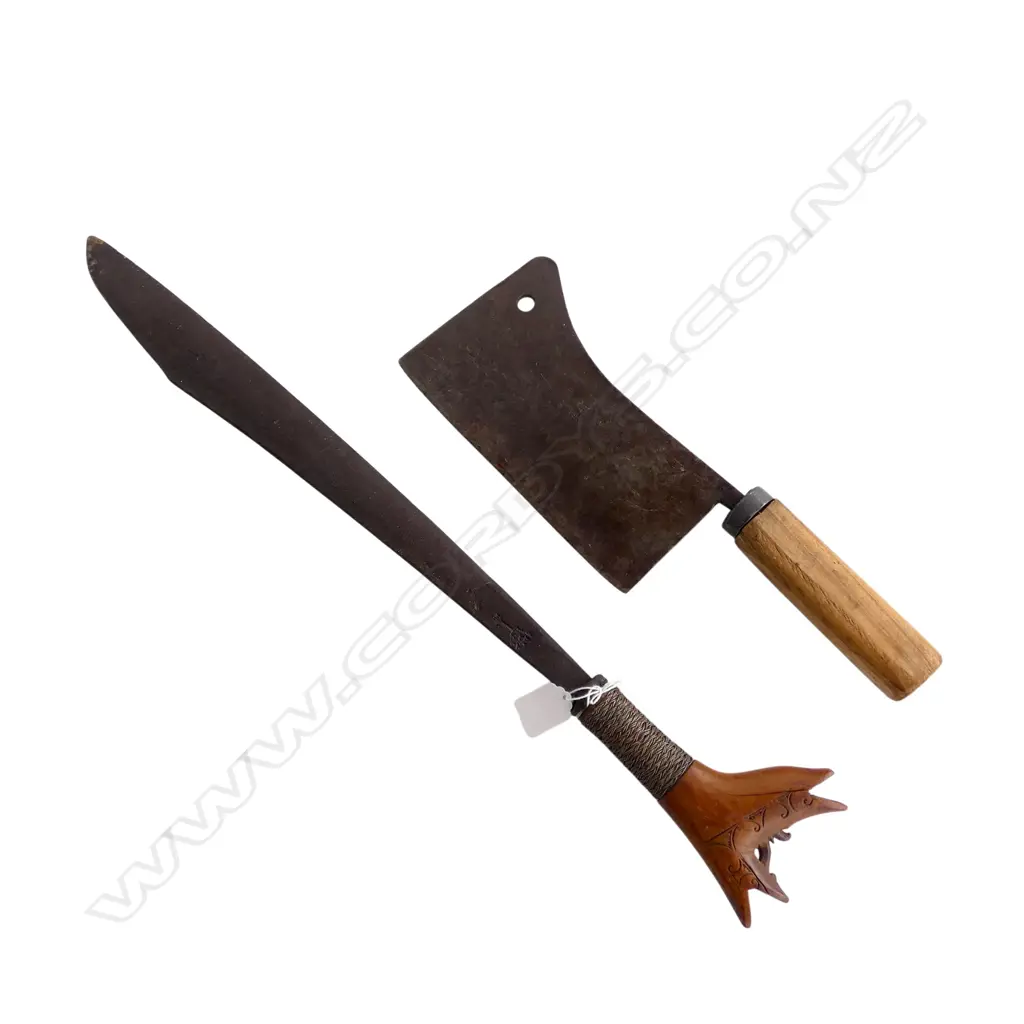 INDONESIAN BLADE + MEAT CLEAVER L.580mm Image 1++
