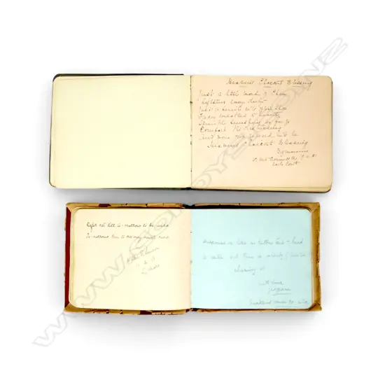 VINTAGE AUTOGRAPHS BOOKLET + SKETCH BOOK