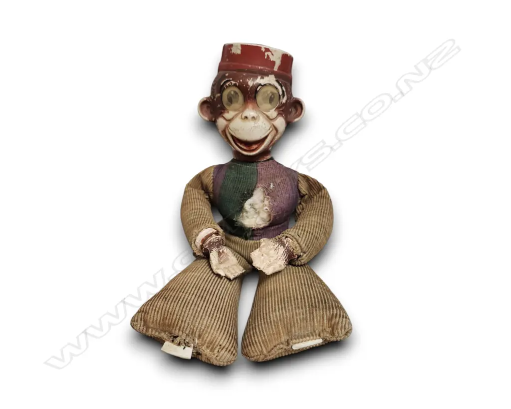 VINTAGE TOY MONKEY DOLL WITH HOLOGRAPHIC EYES AF Image 1++