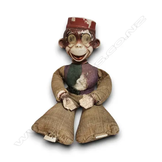VINTAGE TOY MONKEY DOLL WITH HOLOGRAPHIC EYES AF
