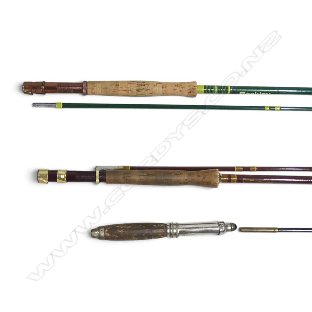3 BAGED FLY FISHING RODDS LONGEST 1400MM Image 1++
