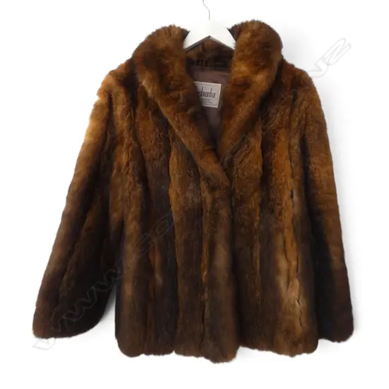 NZ POSSUM FUR JACKET small size