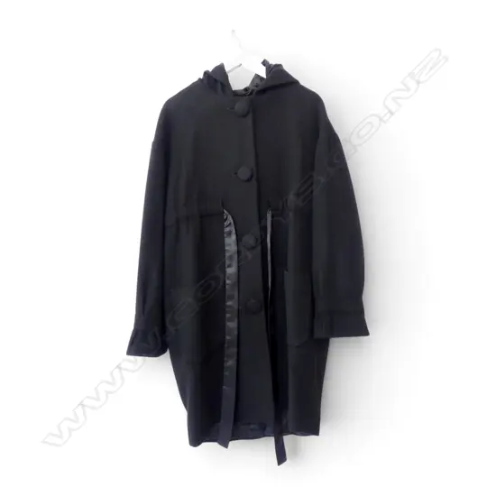 KATE SYLVESTER WOOL COAT, LINED,   SZ M