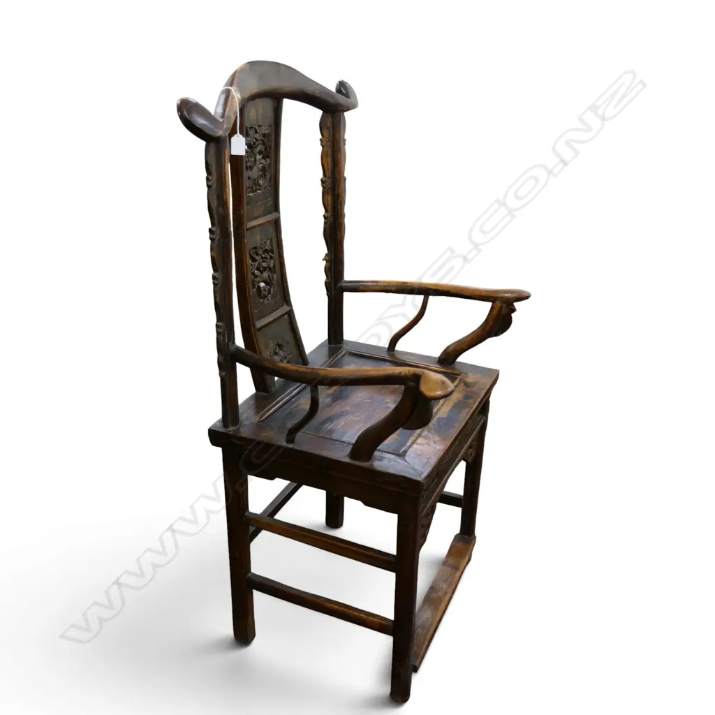 ORIENTAL WOODEN CHAIR 675x530x1190mm Image 1++