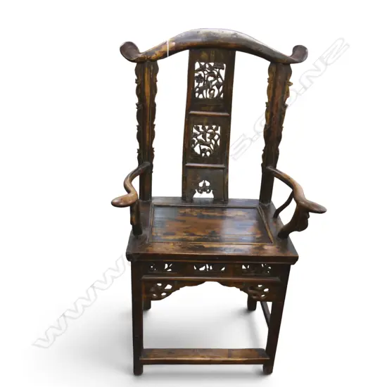 ORIENTAL WOODEN CHAIR 675x530x1190mm