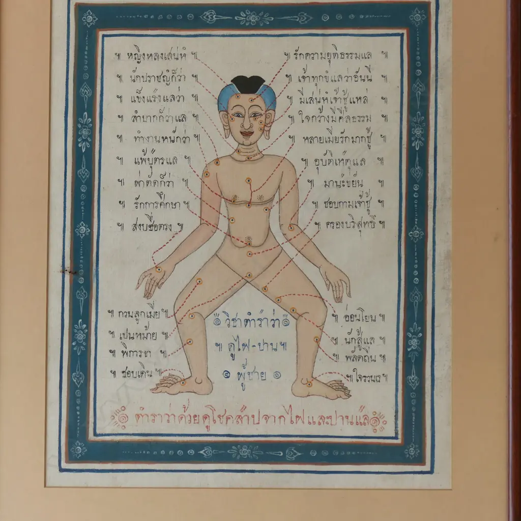 PR THAI BIRTHMARK & MOLE READING CHARTS 380x300mm Image 1++