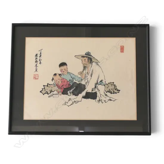 CHINESE WATER COLOUR 330x445mm