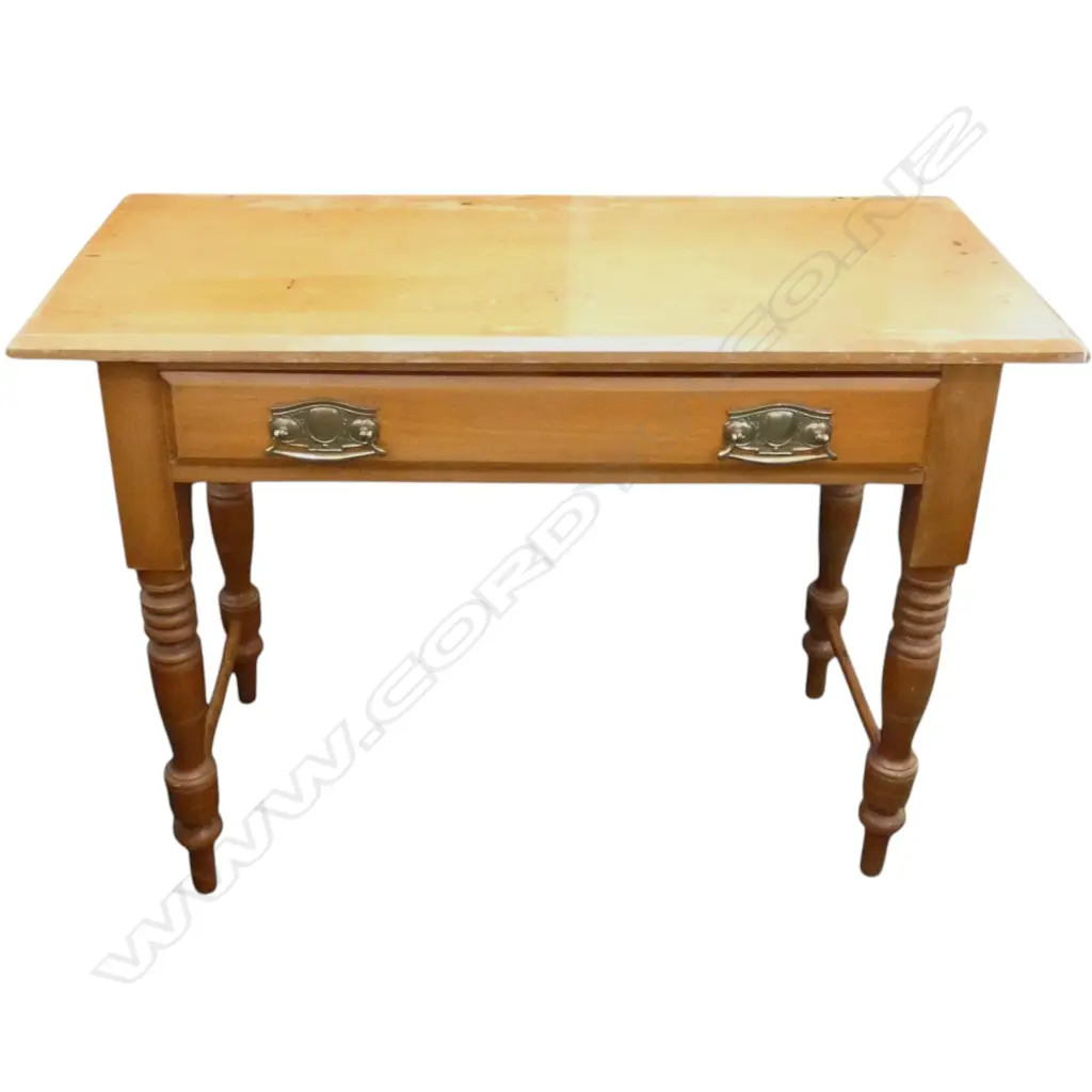ANTIQUE TABLE w. 2 DRAWERS 1010x440x750mm Image 1++