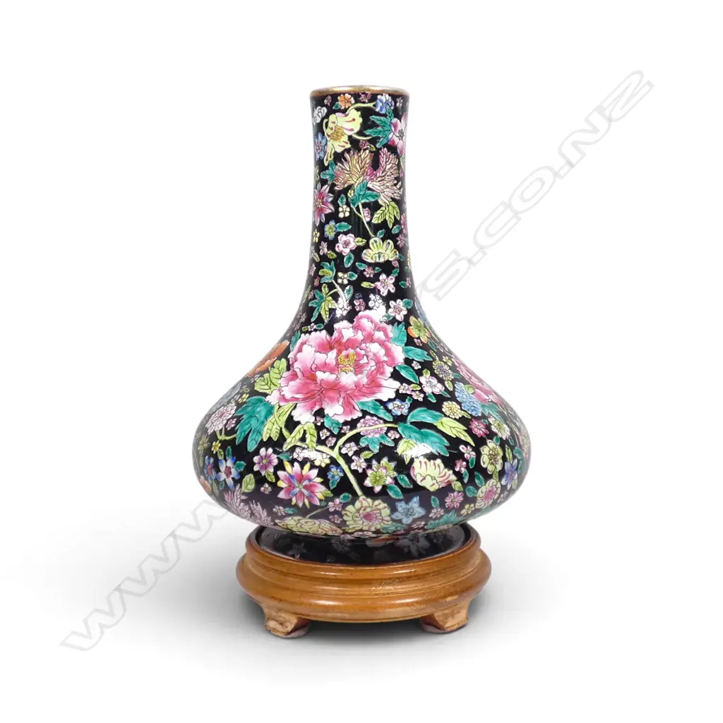 ORIENTAL VASE ON STAND H.350mm Image 1++