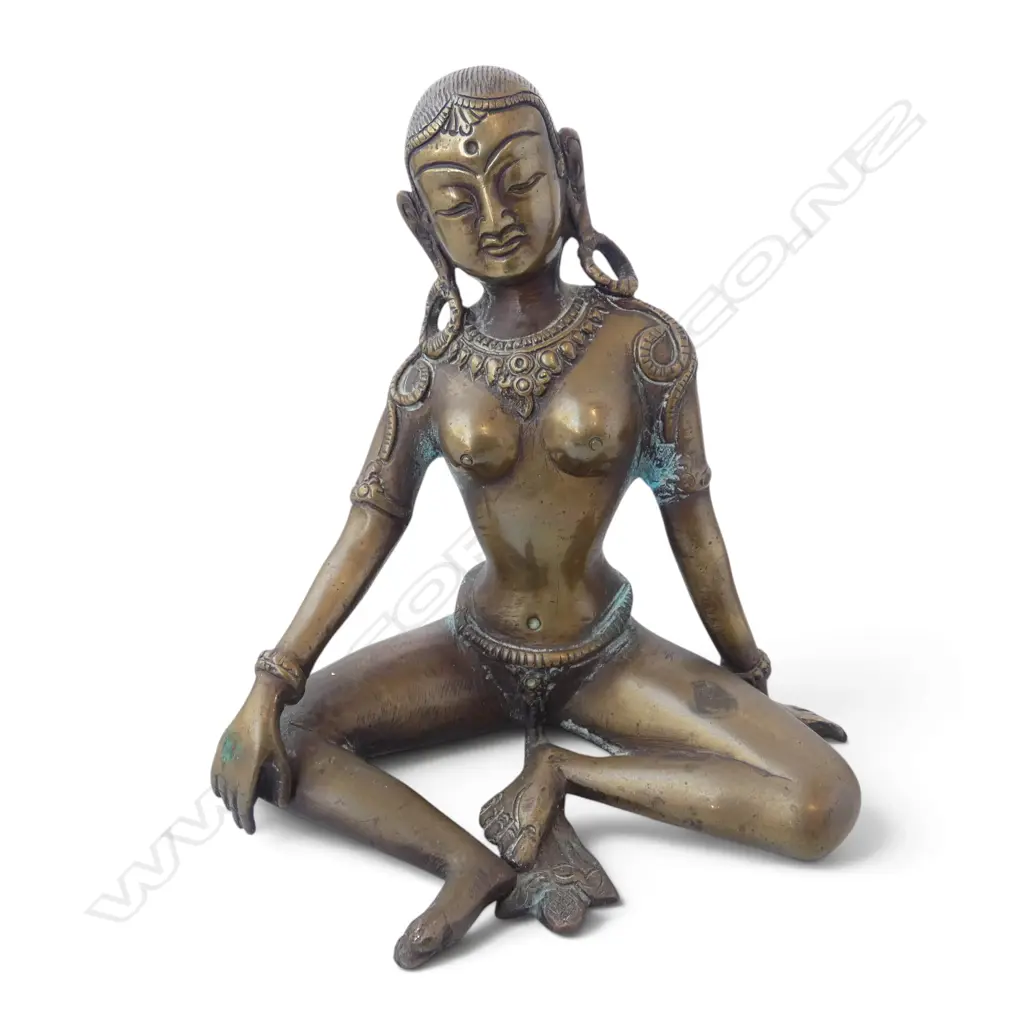 INDIAN BRONZE FIGURE H.140mm Image 1++
