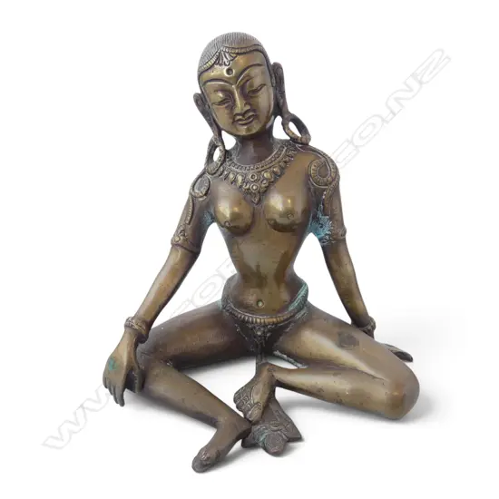 INDIAN BRONZE FIGURE H.140mm