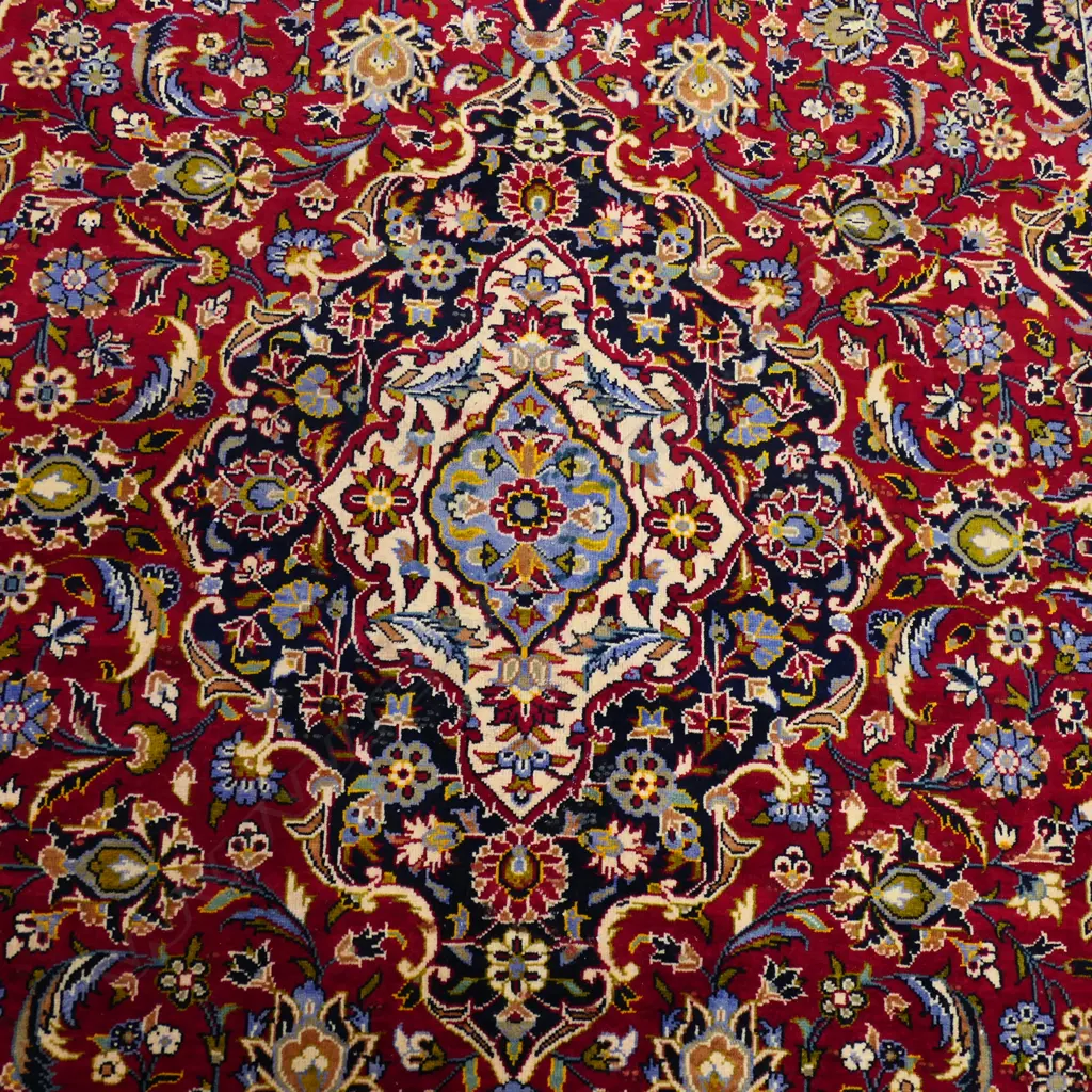 PERSIAN HAND KNOTTED WOOL PILE RUG 3670x2420mm Image 1++