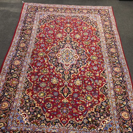 PERSIAN HAND KNOTTED WOOL PILE RUG 3670x2420mm