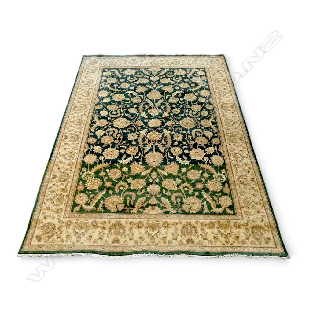 HAND KNOTTED WOOL PILE PAKISTANI ZEIGLER RUG 2700x1850mm Image 1++
