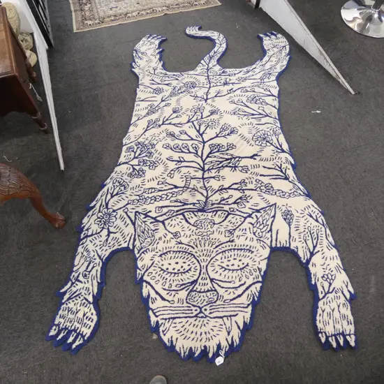 MOUSTACHE TIGER RUG by DYLAN MARTORELL 2340x1250mm