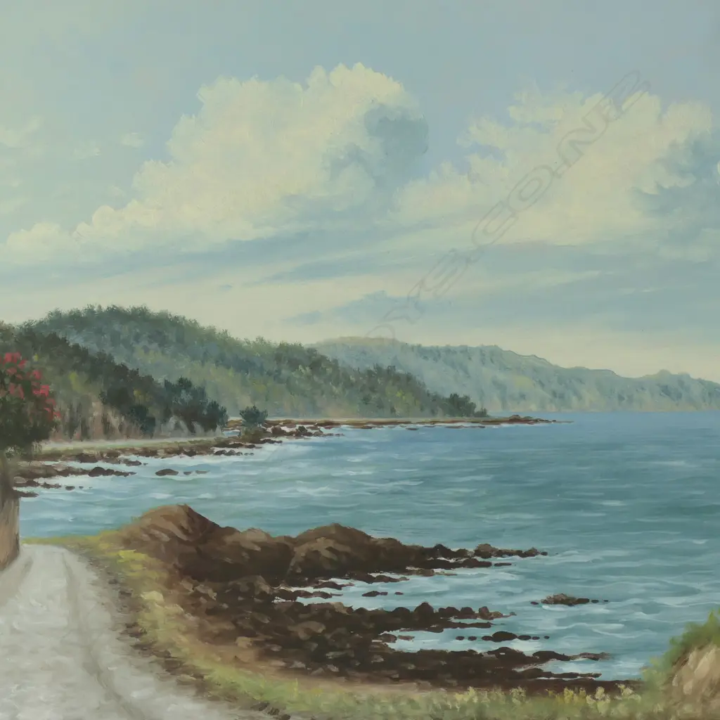 Joseph Richard Mayclair Senior (1881–1956) OIL ON CARD 'NEAR TAPU Image 1++
