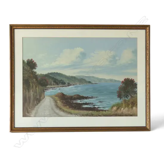 Joseph Richard Mayclair Senior (1881–1956) OIL ON CARD 'NEAR TAPU