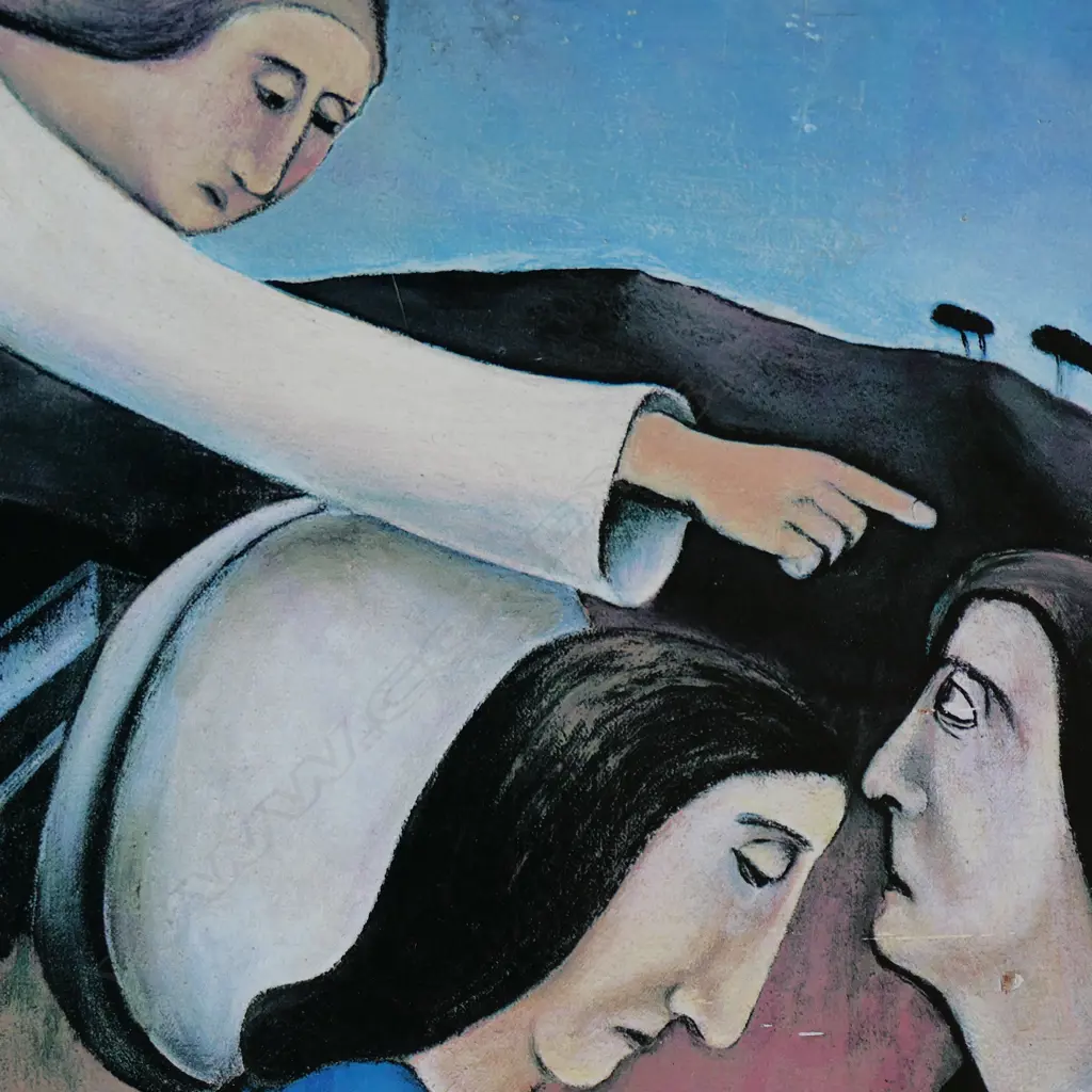 PRINT OF THE MARYS AT THE TOMB by COLIN MCCAHON 170x230mm Image 1++