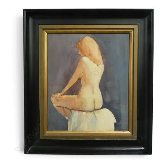 FOSTER CLARK, UNTITLED NUDE, WATERCOLOUR, 305x255mm
