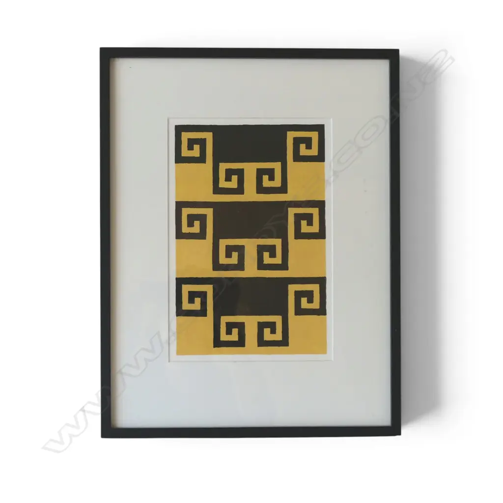 PHILIP KELLY ACRYLIC & INDIAN INK on paper UNTITLED. Labelled verso. 295 x 195mm Image 1++
