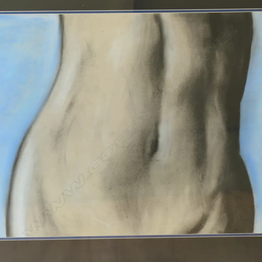 ARTIST UNKNOWN, NUDE NAVEL, WATERCOLOUR, 460x850mm Image 1++