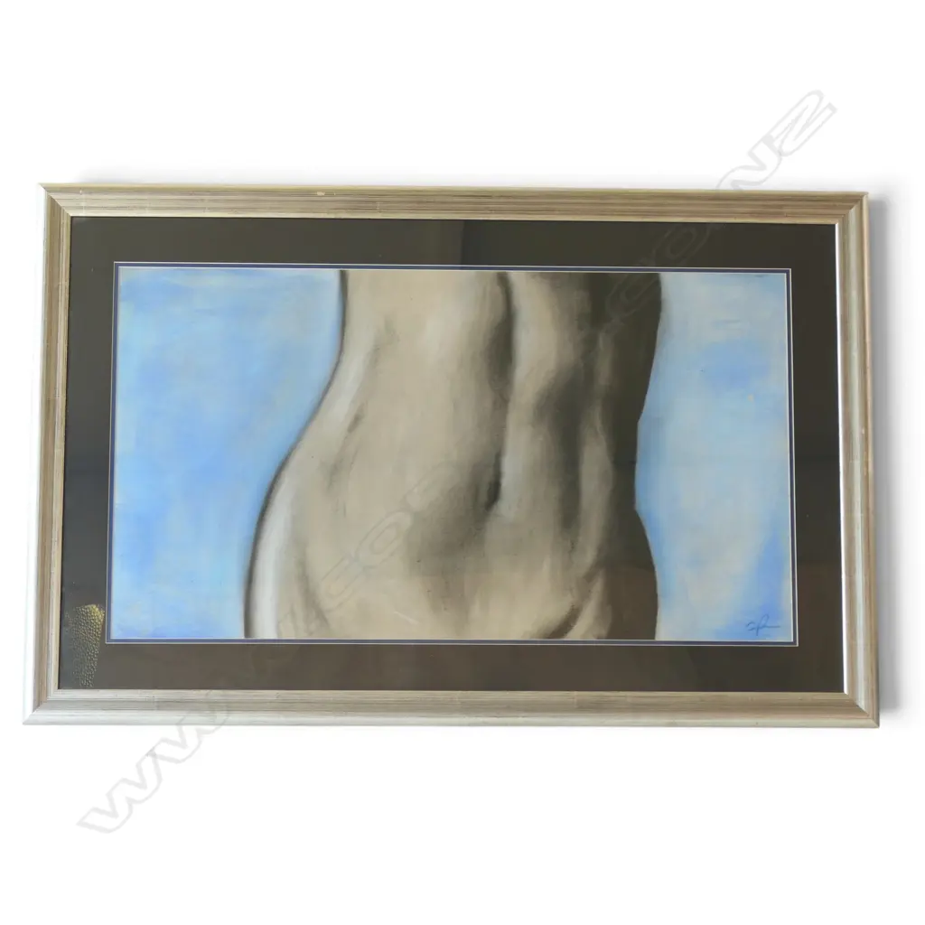 ARTIST UNKNOWN, NUDE NAVEL, WATERCOLOUR, 460x850mm Image 1++