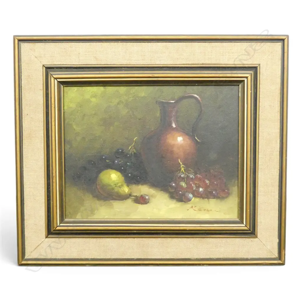K. ANSEN, STILL LIFE, OIL ON BOARD, 170x220mm Image 1++