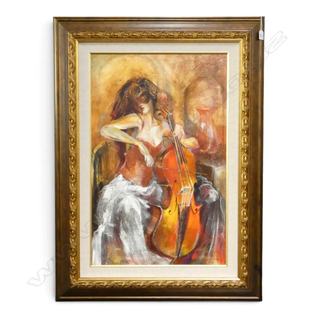 LENA SOTSKOVA 'INSPIRATION' EMBELLISHED GICLEE PRINT ON CANVAS, 117/295 805x515mm Image 1++