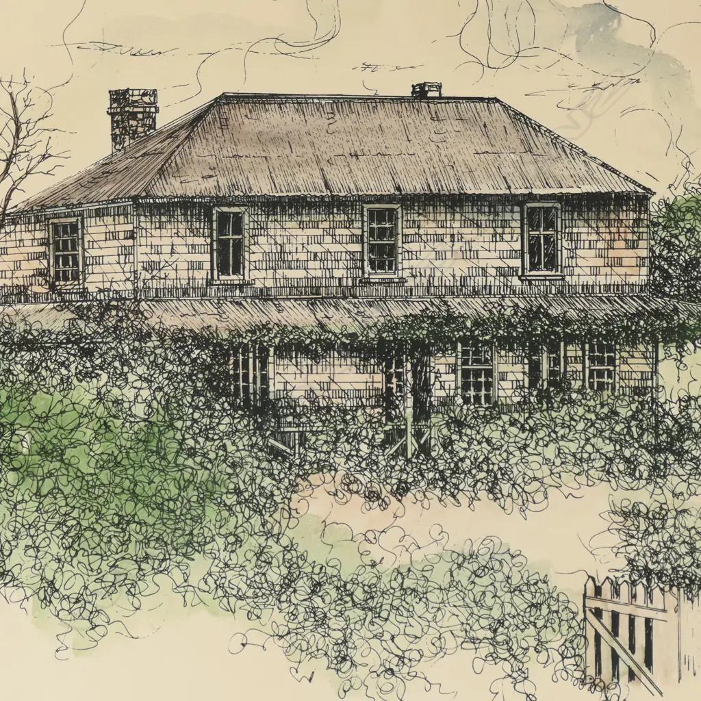 KATIE SMITH 'KEMP HOUSE KERI KERI NORTHLAND, PRINT 99/100 '79 320x470mm Image 1++