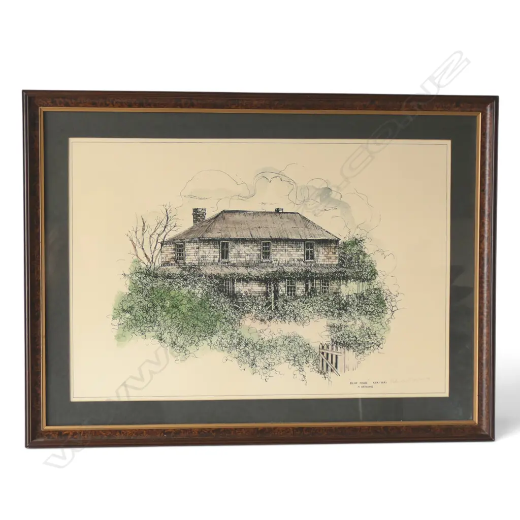 KATIE SMITH 'KEMP HOUSE KERI KERI NORTHLAND, PRINT 99/100 '79 320x470mm Image 1++
