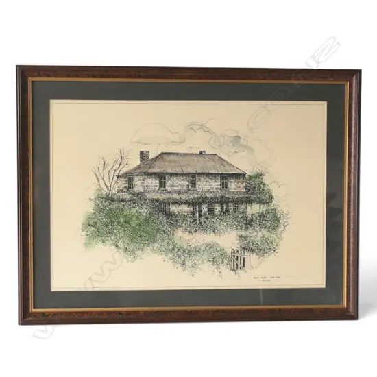 KATIE SMITH 'KEMP HOUSE KERI KERI NORTHLAND, PRINT 99/100 '79 320x470mm