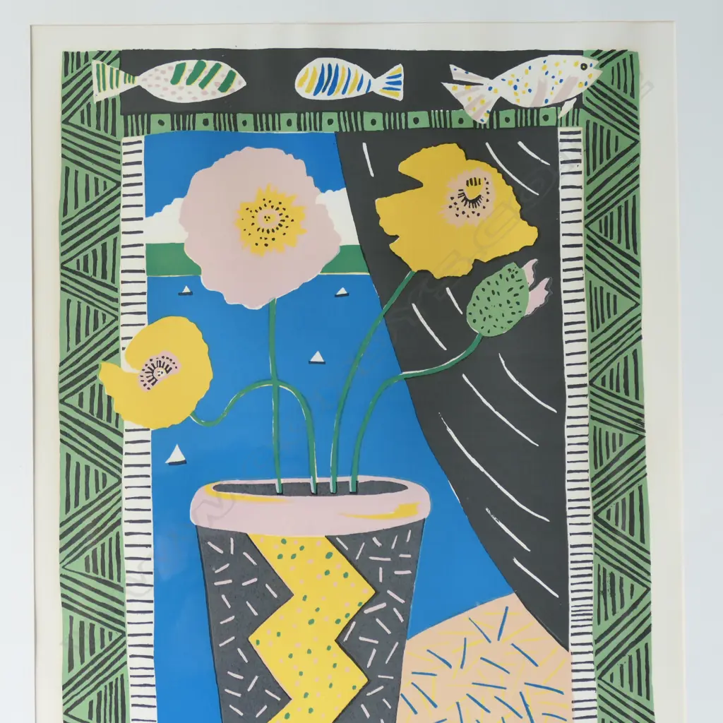 PAMELA WOLFE, POPPIES, PRINT Ed. 10/98, 630x450mm Image 1++