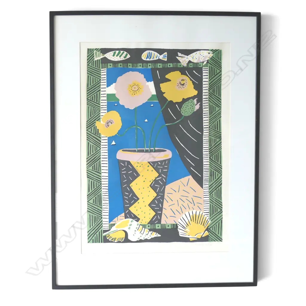 PAMELA WOLFE, POPPIES, PRINT Ed. 10/98, 630x450mm Image 1++