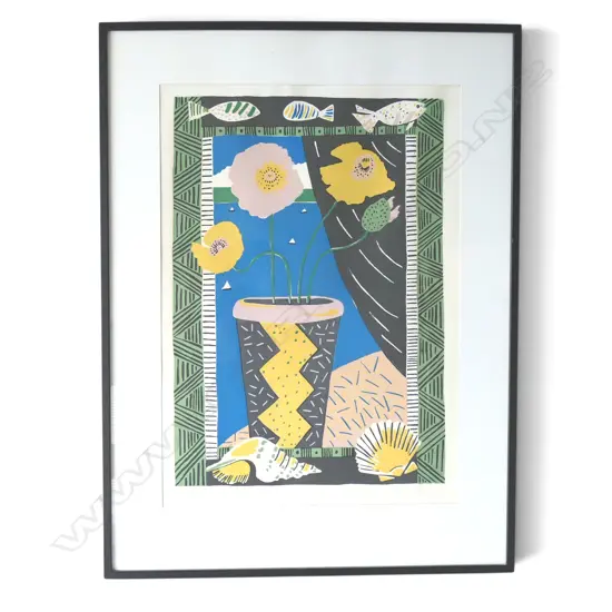 PAMELA WOLFE, POPPIES, PRINT Ed. 10/98, 630x450mm