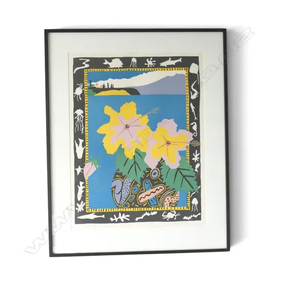 PAMELA WOLFE, HIBISCUS, PRINT Ed. 2/46, 640x490mm