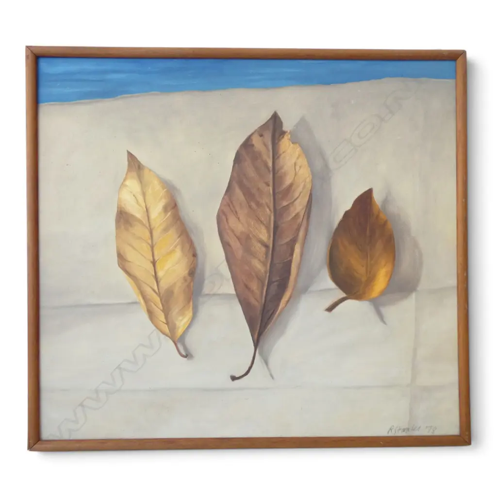 ROGER STAPLES, UNTITLED STILL LIFE, SIGNED & DATED '78, OIL ON CANVAS, 430x480mm Image 1++