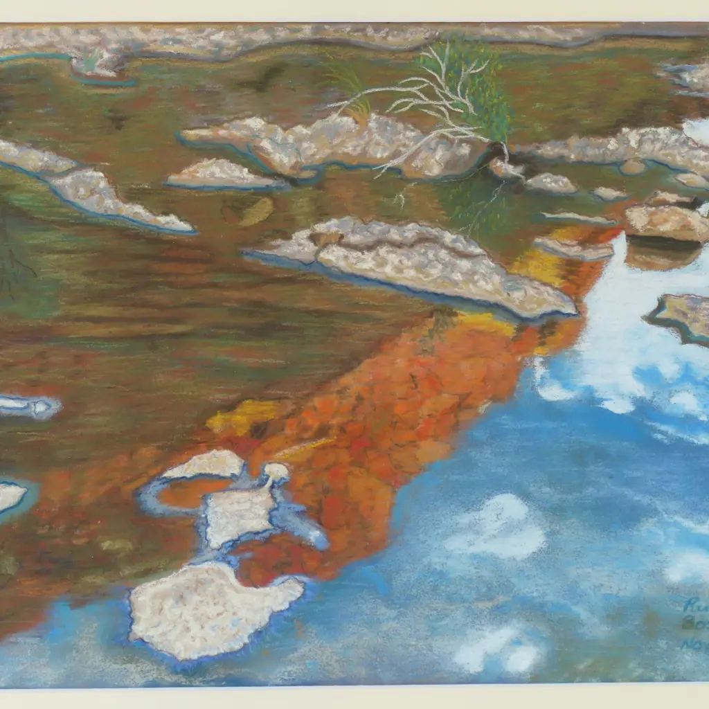 RUTH BOSEL 'QUIET REFLECTION' PASTEL, SIGNED & DATED '09 280x405mm Image 1++
