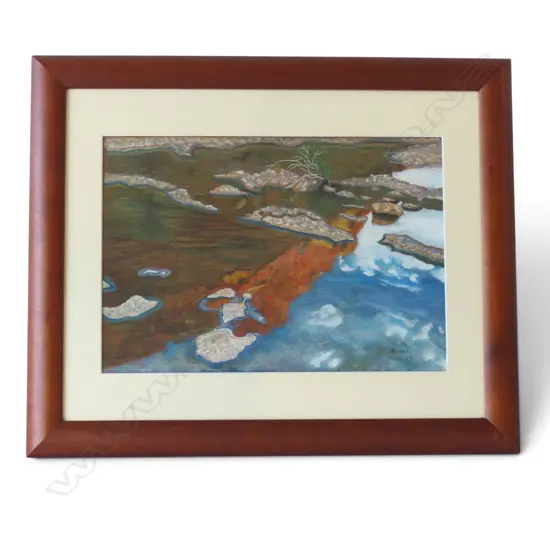 RUTH BOSEL 'QUIET REFLECTION' PASTEL, SIGNED & DATED '09 280x405mm