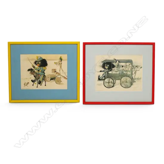 2 GOLLY & DOLLY PRINTS 190x260mm