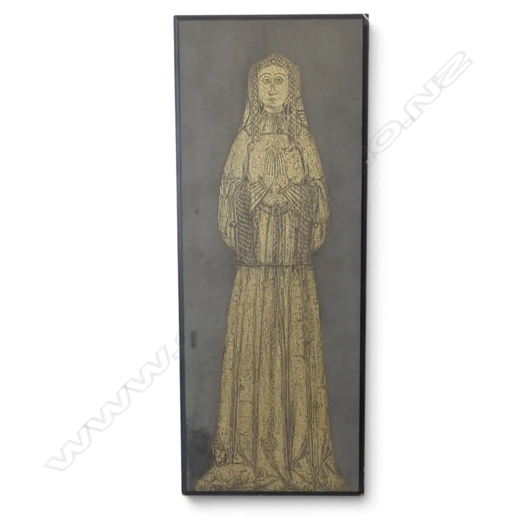 MEDIEVAL RUBBING PRINT 1150x450mm Image 1++