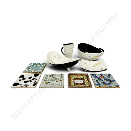 4 PCES WADE 'SHOOTING STAR' CHINA faults, 6 DISHES & OTHER W.300mm