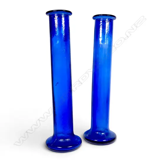 PR BLUE GLASS VASES H.580mm