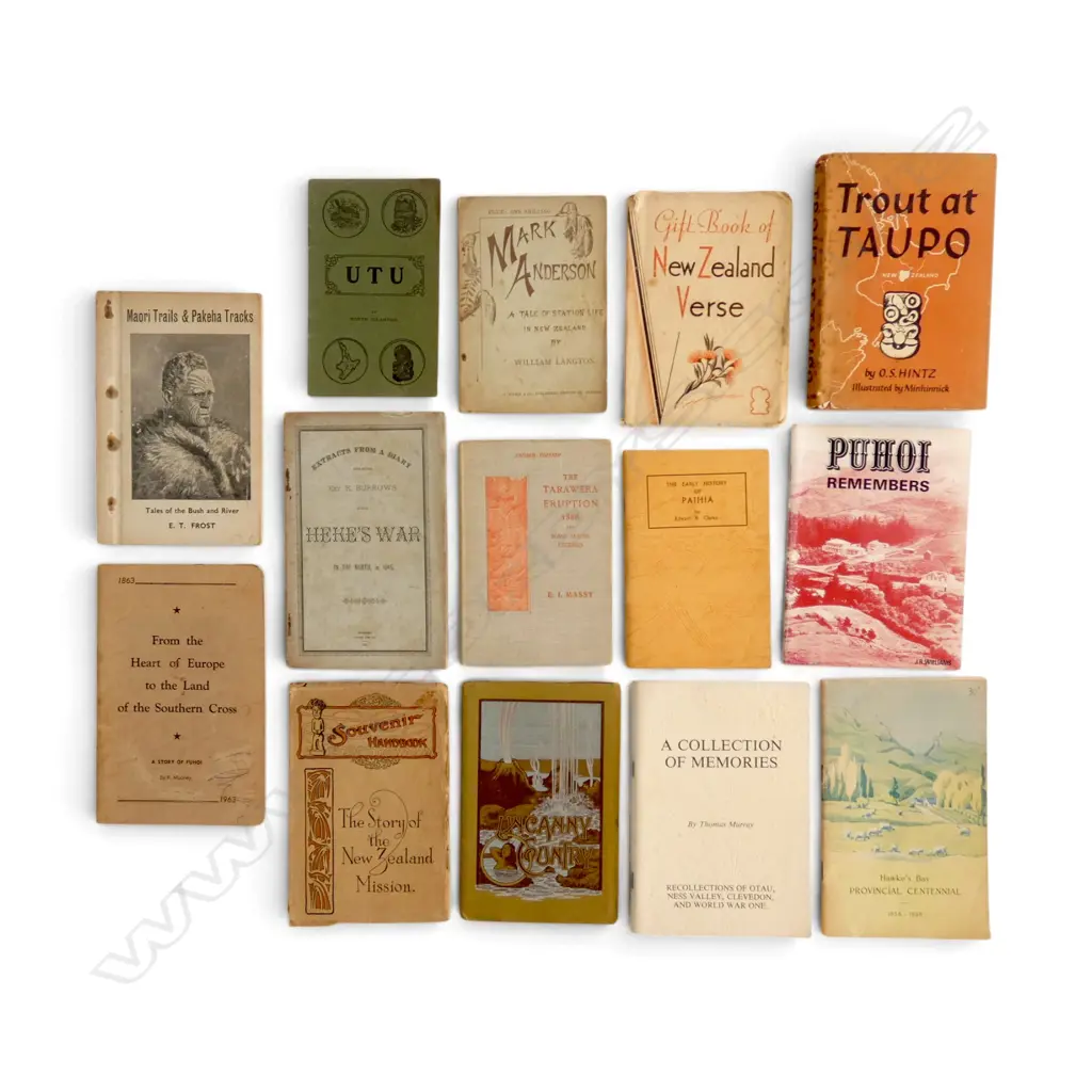 13 VINTAGE BOOKS EARLY NZ Image 1++