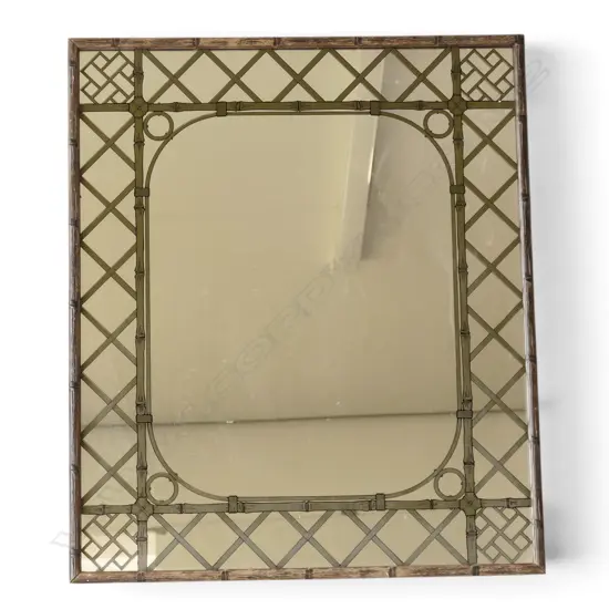 MIRROR, BAMBOO DESIGN 660x560mm