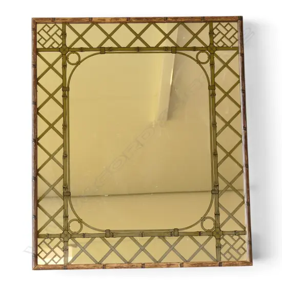 MIRROR, BAMBOO DESIGN 660x560mm