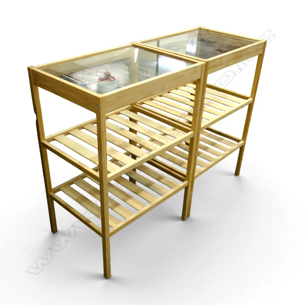 2 BAMBOO SHELVES W.400mm Image 1++