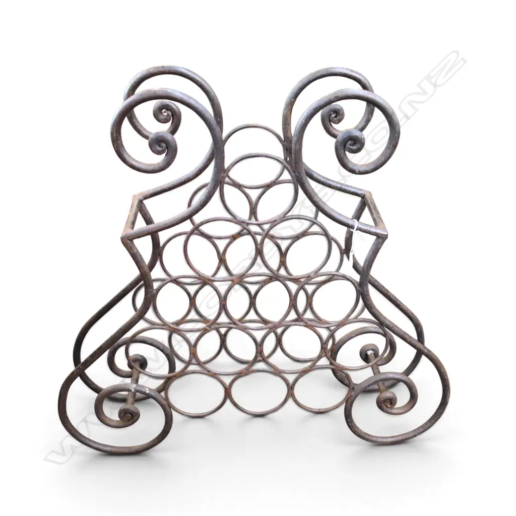 HEAVY METAL WINE RACK 720x150x690mm Image 1++