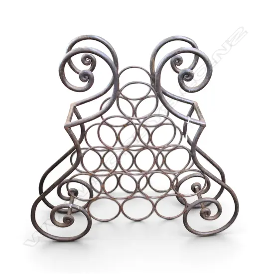 HEAVY METAL WINE RACK 720x150x690mm