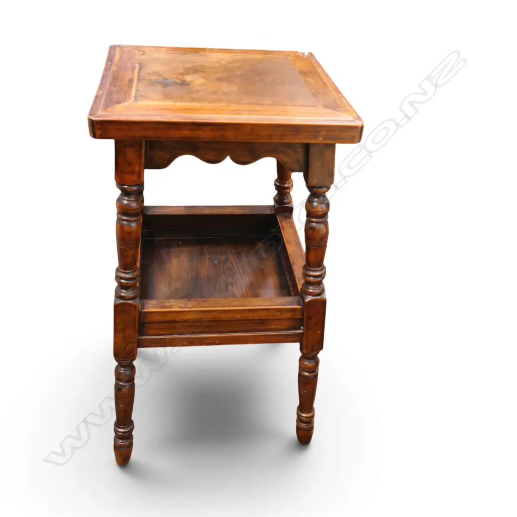 WOODEN SIDE TABLE 370x375x720mm Image 1++