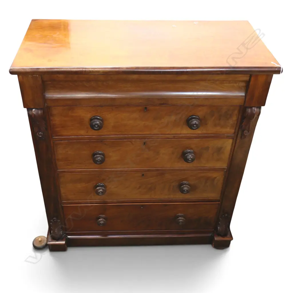 ANITQUE MAHOGANY SCOTCH CHEST 1065x510x1175mm Image 1++
